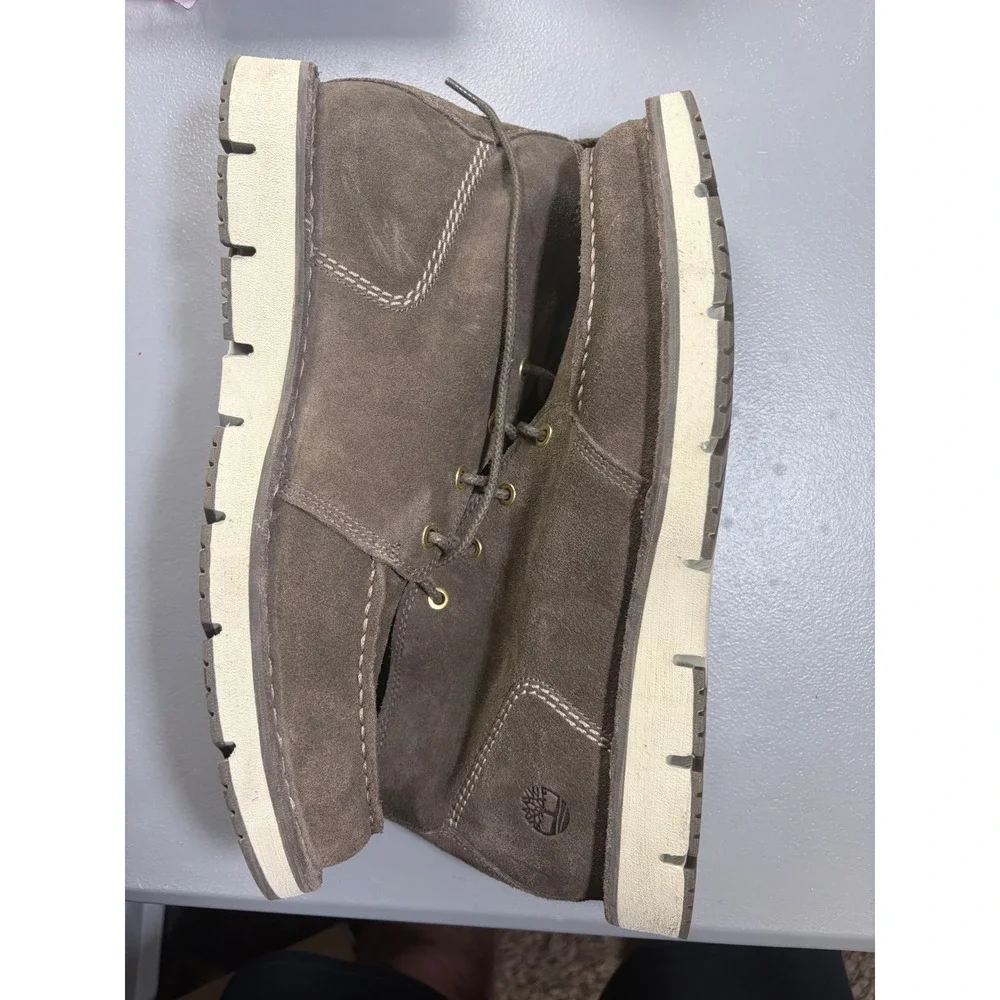 Timberland Sensorflex Chukka Boots Mens 11.5 Brown Suede Moc Toe TB0A5YGY901